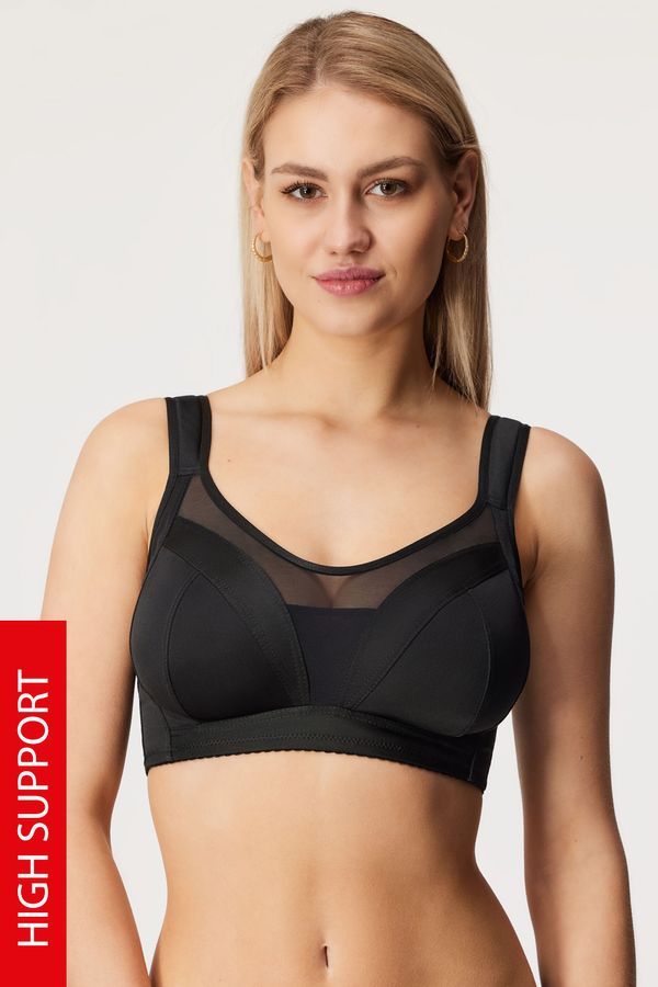 Nessa Sportski grudnjak crni nepodstavljeni