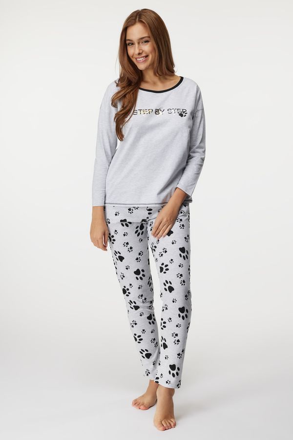 piu bella Pamučna pidžama Step by step duga