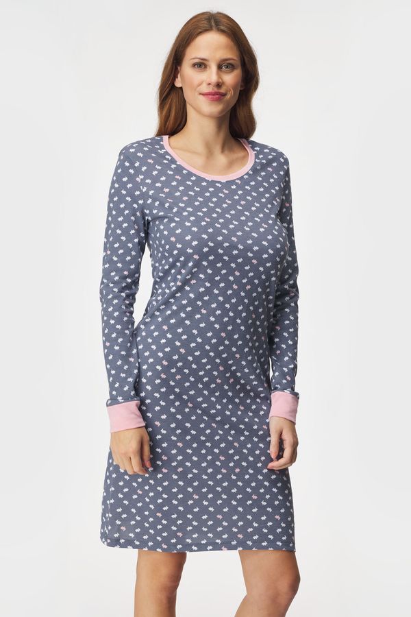 Pleas Pamučna spavaćica Pleas Annalise kratka