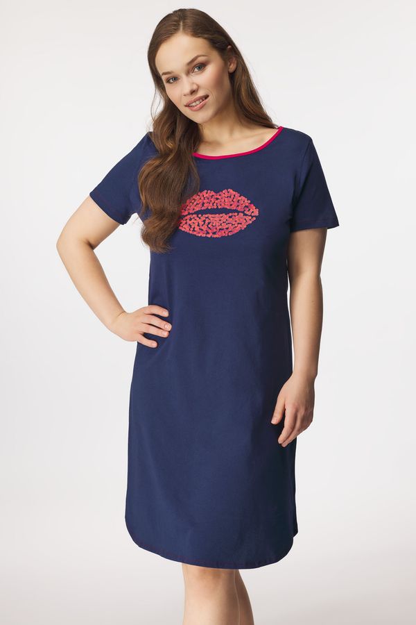 Pleas Pamučna spavaćica Pleas Sharyl kratka