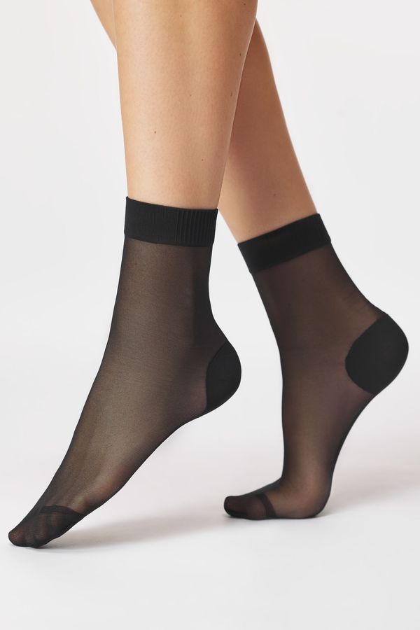 Ysabel Mora 2PACK Najlon čarape Rowena visoke 15 DEN