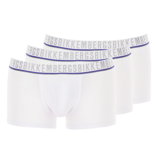 Bikkembergs Bikkembergs muške bokserice VBKT04286 1100 WHITE TRIPACK