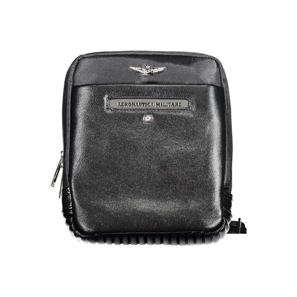 Aeronautica militare BLACK MEN'S AIR FORCE MILITARY SHOULDER BAG