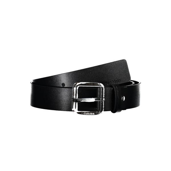 Calvin Klein CALVIN KLEIN BLACK MAN LEATHER BELT