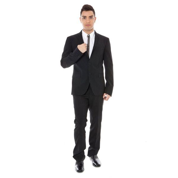 Calvin Klein CALVIN KLEIN BLACK MEN'S CLASSIC SUIT