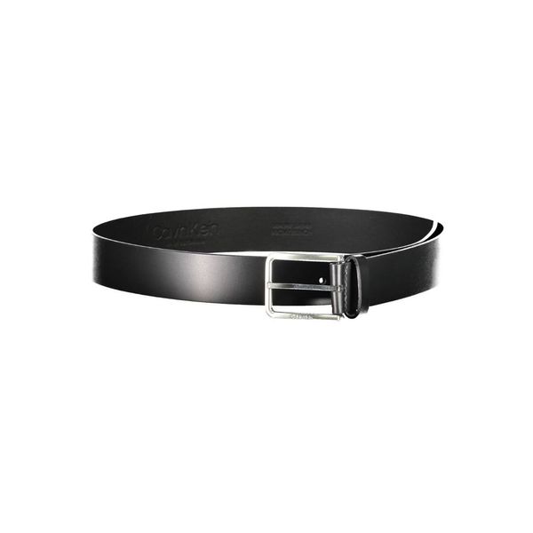 Calvin Klein CALVIN KLEIN BLACK MEN'S LEATHER BELT