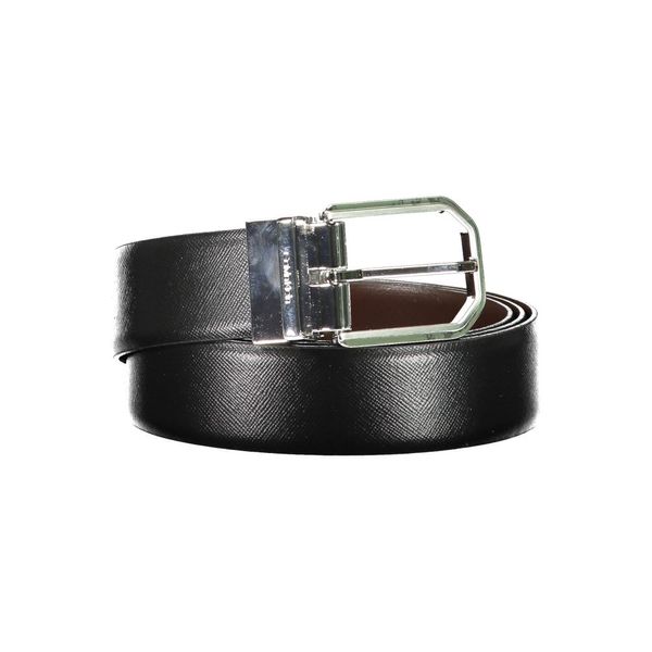 Calvin Klein CALVIN KLEIN BLACK MEN'S LEATHER BELT