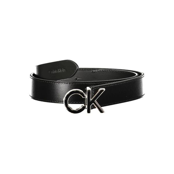 Calvin Klein CALVIN KLEIN BLACK WOMEN'S LEATHER BELT