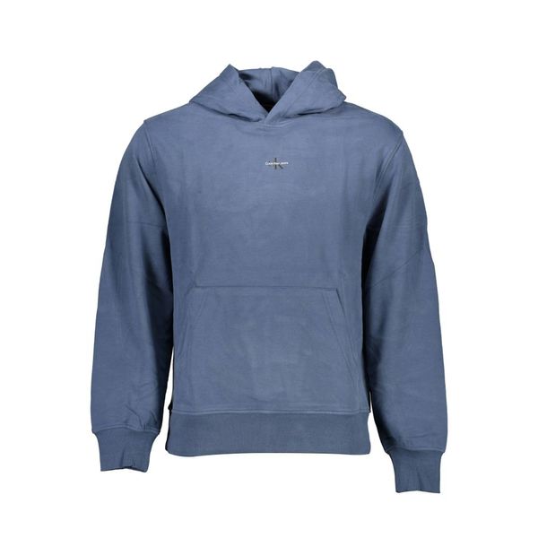 Calvin Klein CALVIN KLEIN BLUE MEN'S SWEATSHIRT WITHOUT ZIP