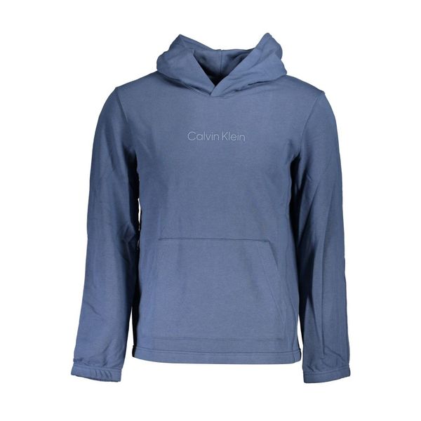 Calvin Klein CALVIN KLEIN BLUE MEN'S SWEATSHIRT WITHOUT ZIP