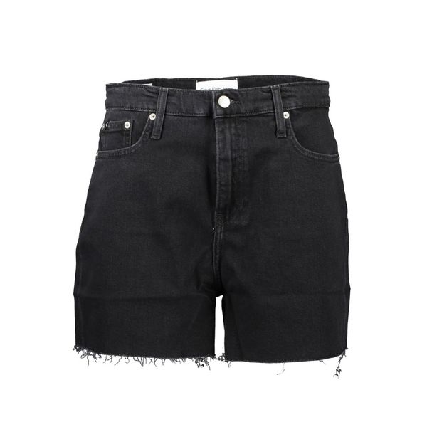 Calvin Klein CALVIN KLEIN JEANS SHORT WOMAN BLACK