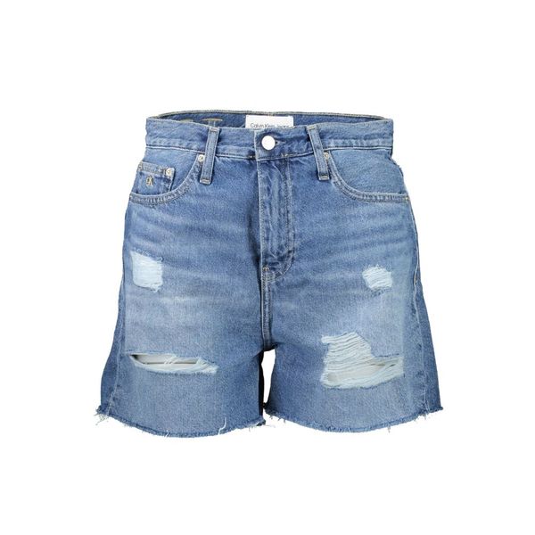 Calvin Klein CALVIN KLEIN JEANS SHORT WOMAN BLUE