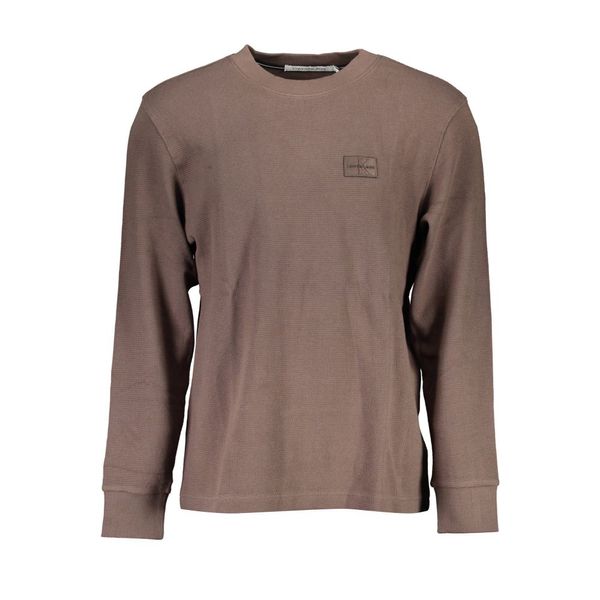 Calvin Klein CALVIN KLEIN MAN BROWN SWEATER