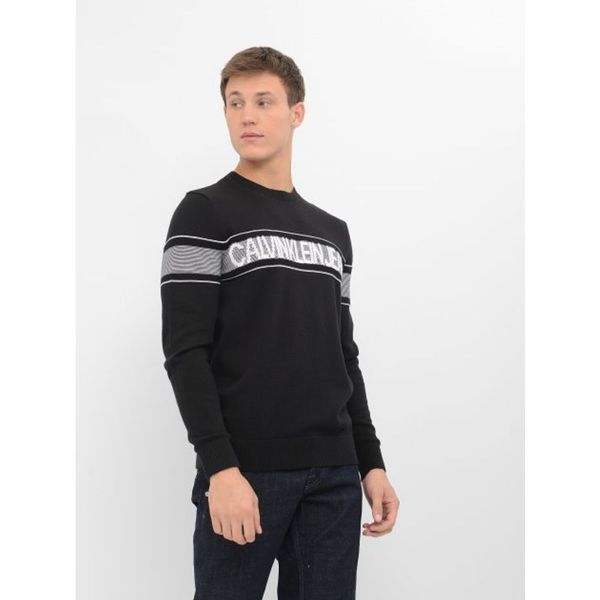 Calvin Klein CALVIN KLEIN MEN'S BLACK SWEATER