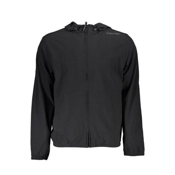 Calvin Klein CALVIN KLEIN MEN'S BLACK ZIPPED SWEATSHIRT