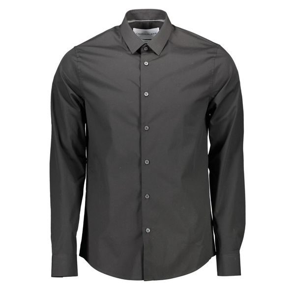 Calvin Klein CALVIN KLEIN MEN'S LONG SLEEVE SHIRT BLACK