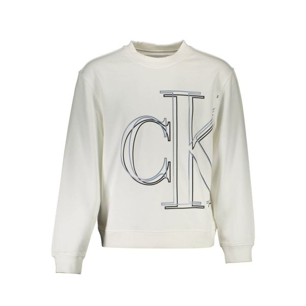 Calvin Klein CALVIN KLEIN SWEATSHIRT WITHOUT ZIP MAN WHITE