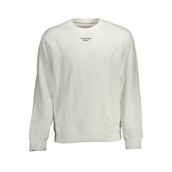 Calvin Klein CALVIN KLEIN SWEATSHIRT WITHOUT ZIP MAN WHITE