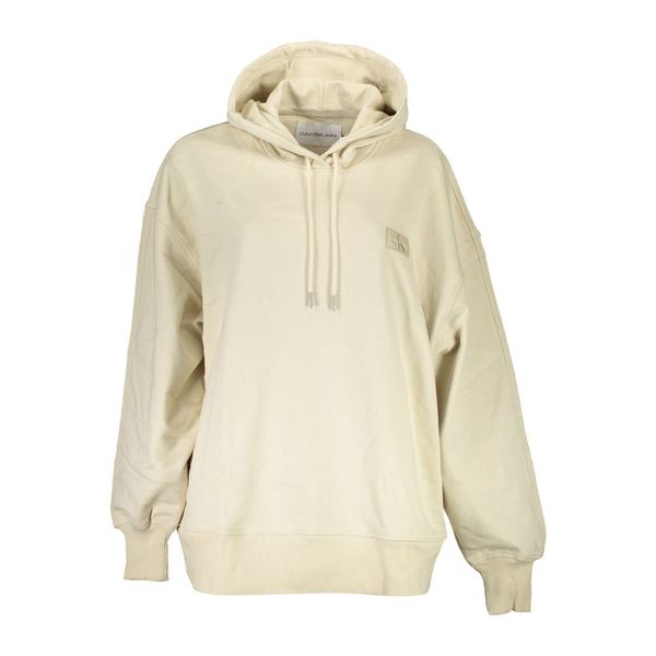 Calvin Klein CALVIN KLEIN SWEATSHIRT WITHOUT ZIP WOMAN BEIGE