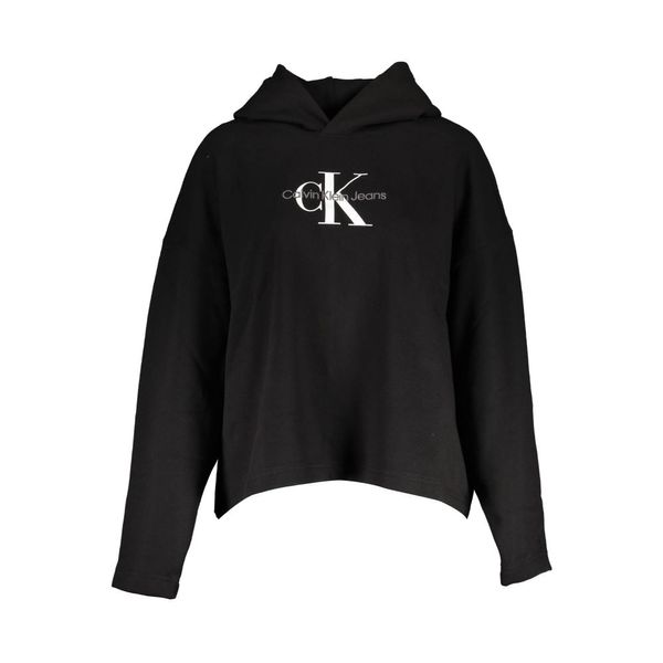 Calvin Klein CALVIN KLEIN SWEATSHIRT WITHOUT ZIP WOMAN BLACK