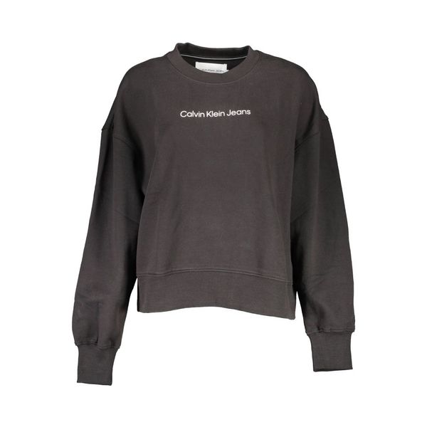 Calvin Klein CALVIN KLEIN SWEATSHIRT WITHOUT ZIP WOMAN BLACK
