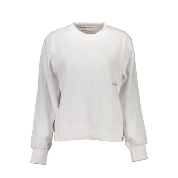 Calvin Klein CALVIN KLEIN SWEATSHIRT WITHOUT ZIP WOMAN WHITE