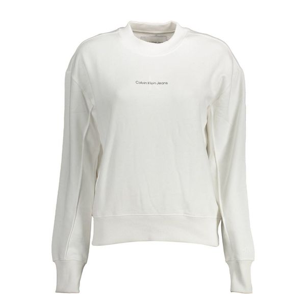 Calvin Klein CALVIN KLEIN SWEATSHIRT WITHOUT ZIP WOMAN WHITE
