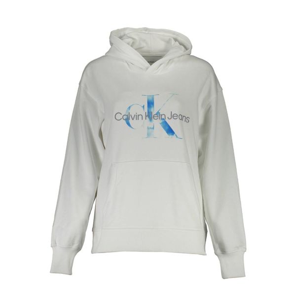 Calvin Klein CALVIN KLEIN SWEATSHIRT WITHOUT ZIP WOMAN WHITE