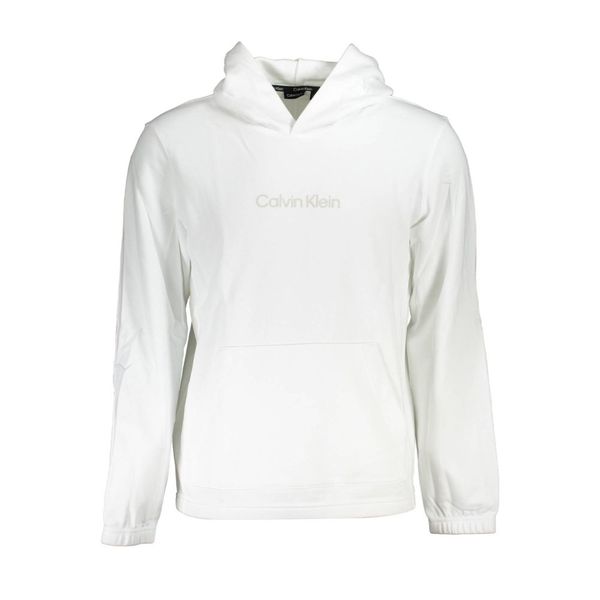 Calvin Klein CALVIN KLEIN WHITE MEN'S SWEATSHIRT WITHOUT ZIP
