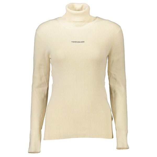 Calvin Klein CALVIN KLEIN WOMEN'S BEIGE SWEATER