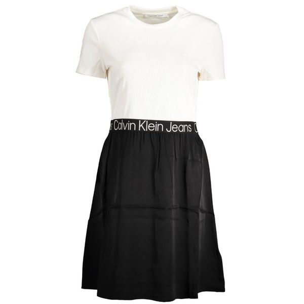 Calvin Klein CALVIN KLEIN WOMEN'S SHORT DRESS WHITE