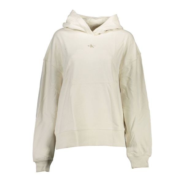 Calvin Klein CALVIN KLEIN WOMEN'S SWEATSHIRT WITHOUT ZIP WHITE