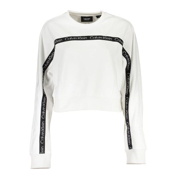 Calvin Klein CALVIN KLEIN WOMEN'S SWEATSHIRT WITHOUT ZIP WHITE