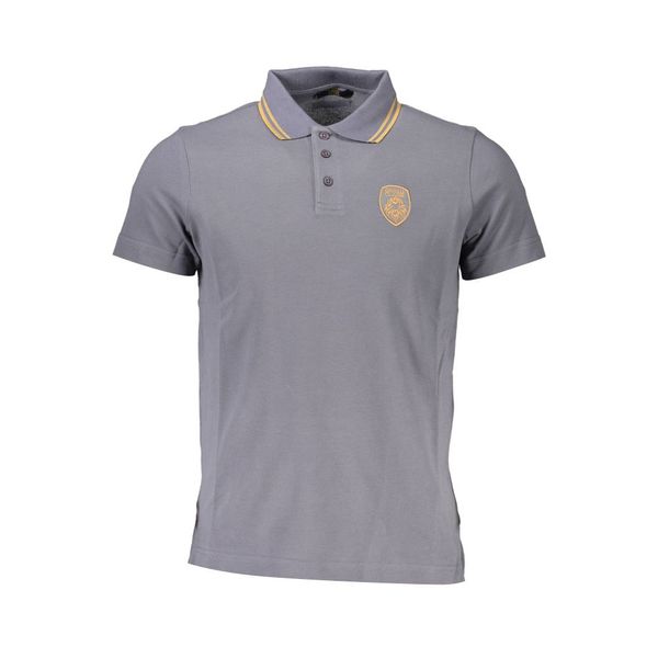 Cavalli Class CAVALLI CLASS POLO SHORT SLEEVE MAN GRAY