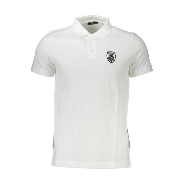 Cavalli Class CAVALLI CLASS POLO SHORT SLEEVE MAN WHITE