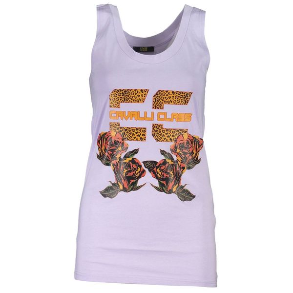 Cavalli Class CAVALLI CLASS PURPLE WOMEN'S TANK TOP