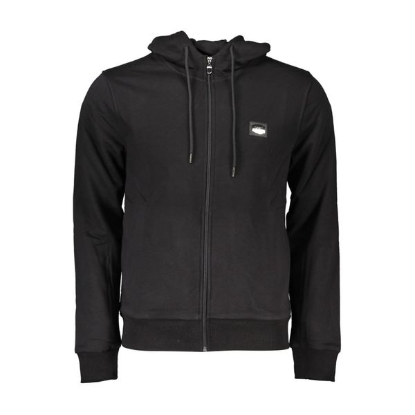 Cavalli Class CAVALLI CLASS SWEATSHIRT WITH ZIP BLACK MAN