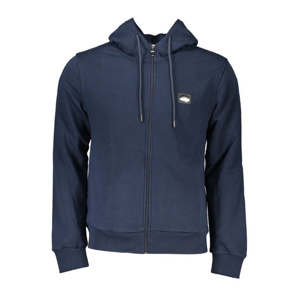 Cavalli Class CAVALLI CLASS SWEATSHIRT WITH ZIP MAN BLUE