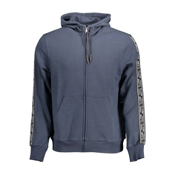 Cavalli Class CAVALLI CLASS SWEATSHIRT WITH ZIP MAN BLUE