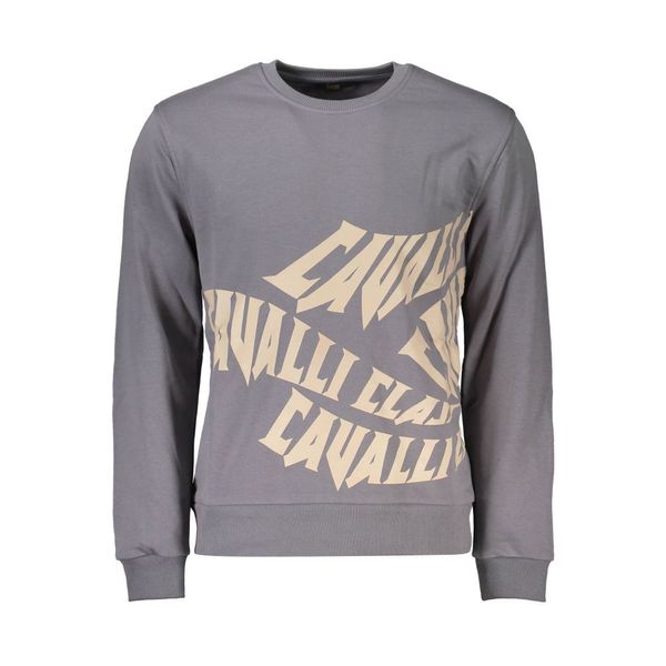 Cavalli Class CAVALLI CLASS SWEATSHIRT WITHOUT ZIP FOR MAN GRAY