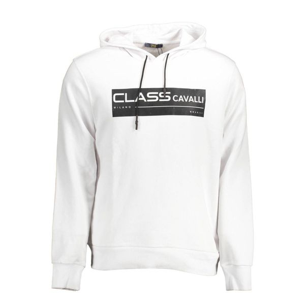 Cavalli Class CAVALLI CLASS SWEATSHIRT WITHOUT ZIP MAN WHITE