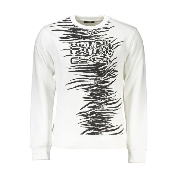 Cavalli Class CAVALLI CLASS SWEATSHIRT WITHOUT ZIP MAN WHITE