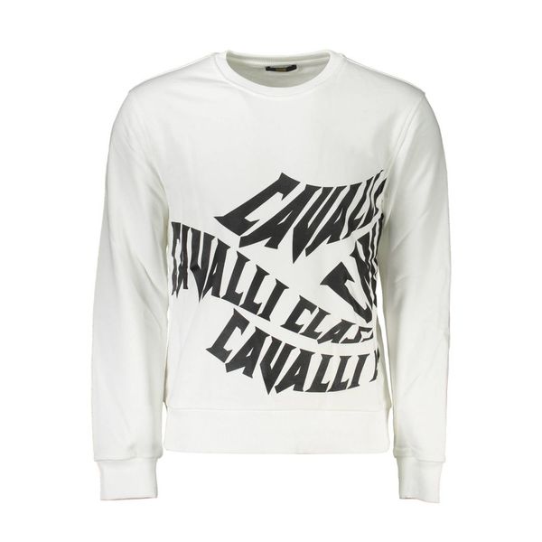 Cavalli Class CAVALLI CLASS SWEATSHIRT WITHOUT ZIP MAN WHITE