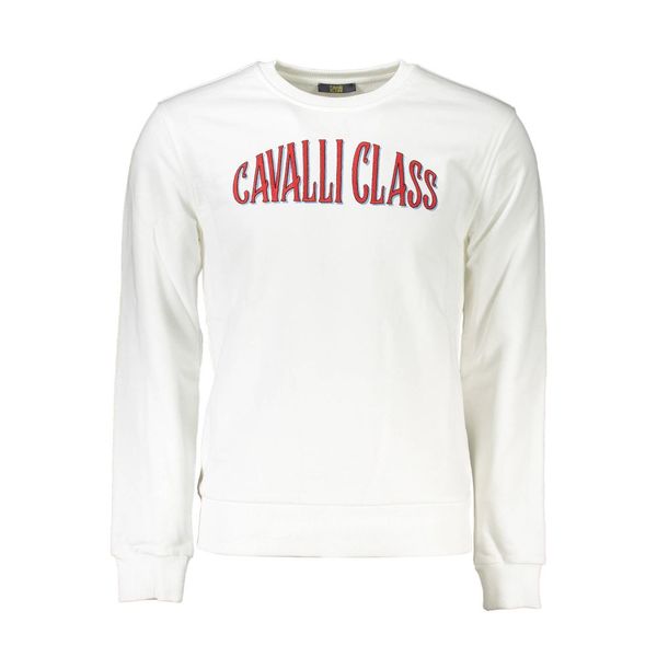 Cavalli Class CAVALLI CLASS SWEATSHIRT WITHOUT ZIP MAN WHITE