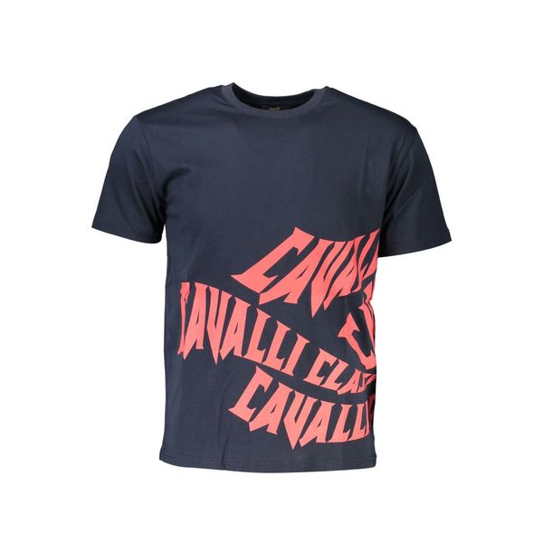Cavalli Class CAVALLI CLASS T-SHIRT SHORT SLEEVE MAN BLUE