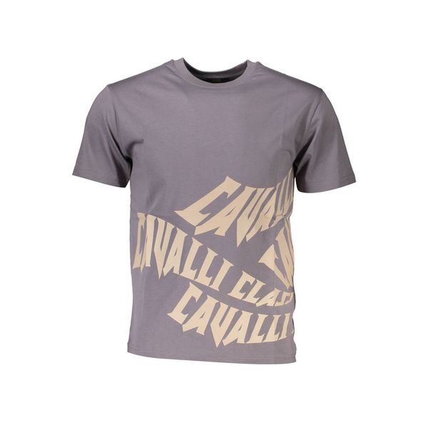 Cavalli Class CAVALLI CLASS T-SHIRT SHORT SLEEVE MAN GRAY