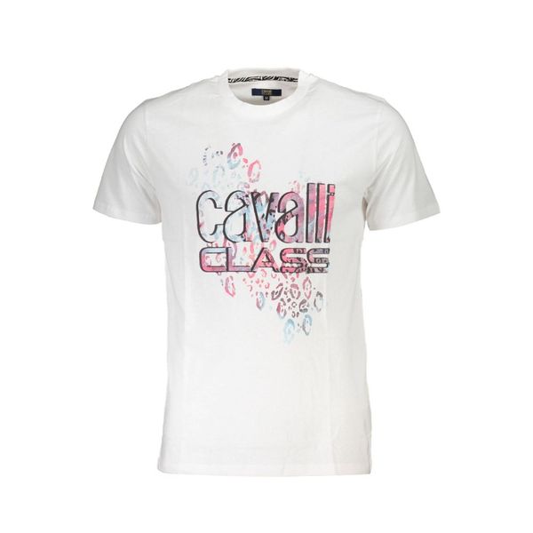 Cavalli Class CAVALLI CLASS T-SHIRT SHORT SLEEVE MAN WHITE
