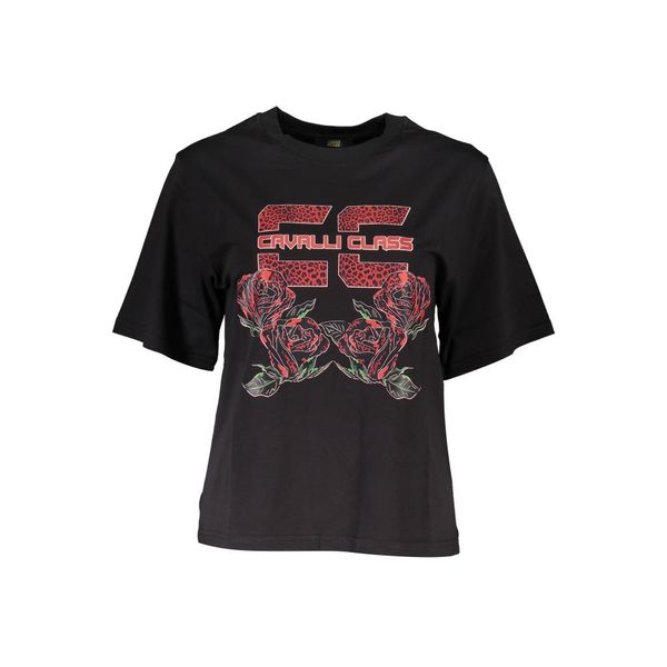 Cavalli Class CAVALLI CLASS T-SHIRT SHORT SLEEVE WOMAN BLACK