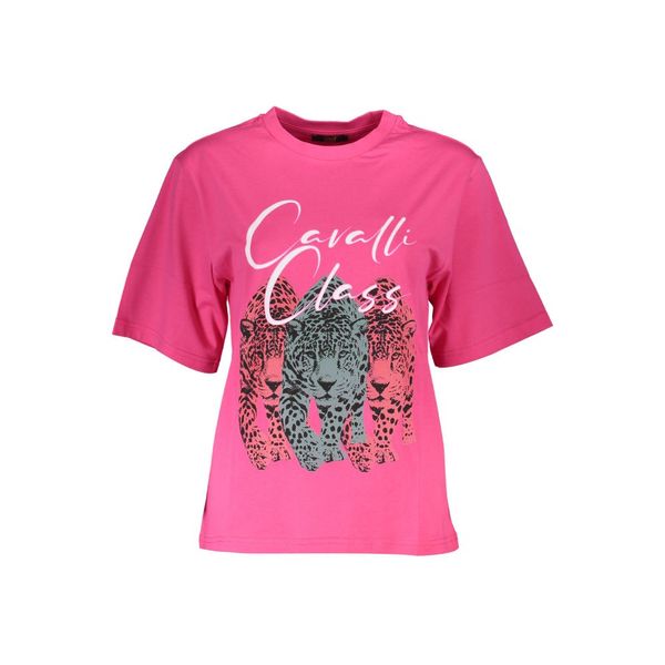 Cavalli Class CAVALLI CLASS T-SHIRT SHORT SLEEVE WOMAN PINK