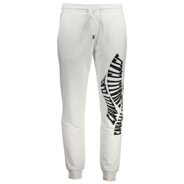 Cavalli Class CAVALLI CLASS WHITE MEN'S TROUSERS